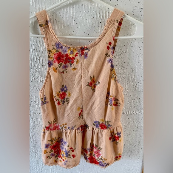 American Eagle Outfitters Tan Sleeveless Scoop Neck Tank Top - Picture 1 of 3